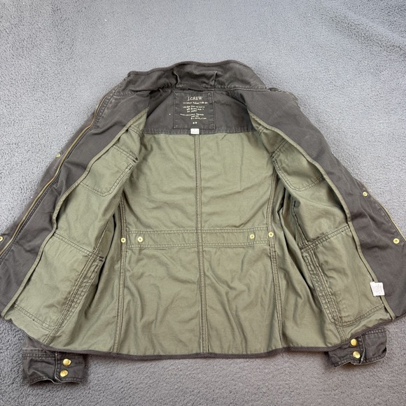 J Crew Field Jacket Mens Medium Bedford Utility Workwear Relaxed Pockets - Picture 5 of 11